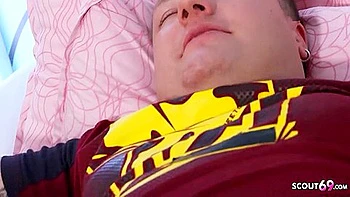 German Stepson Catches Big Tit Stepmom Susi Naked And Gets Sex videos