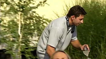 Mandy Bright  Veronica Sinclair threesome in the garden ft. Nick Lang: Porn videos