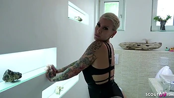 Hot Tattoo Milf Cat Cox Get Hard Anal Fuck At Casting - Reality videos