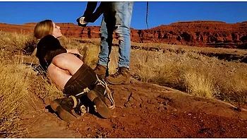 Blonde Babe Gets A Hard Ass Fucking And Domination Session Outside In The Beauty Of Nature - Rebel Rhyder videos