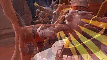 Mercy blowjob. Overwatch parody videos