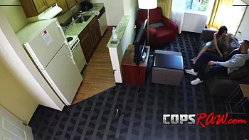 Girl With Small Tits Deepthroats The Officer videos