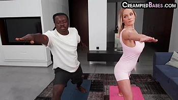 Anal creampie for busty blonde slut videos