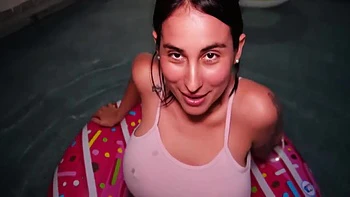 Sex With My Stepsister-in-law At The Pool Of The Hotel videos