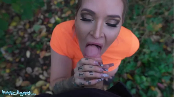Public Agent Alexxa Vice’s Big Tits and Tight Leather Trousers videos
