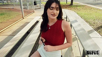 Naughty Mia Taylor Gets A Present Box With Anal Plug! videos