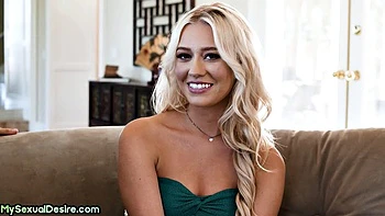 Nasty blonde sucking partner's dick videos