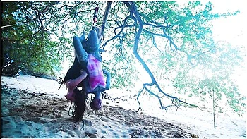 Alternative Girls Shibari - Outdoor Public Kinbaku Rope Play Action With Tattooed Teens 18+ - Bondage videos