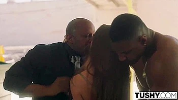 Ebony Guys Teach An Ass Fucking Lesson To Lustful videos