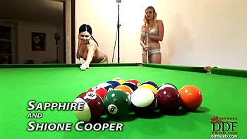 Two peaches at the poolside videos