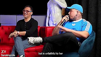 Sara Blonde I During A Tv Interview With My Husband And The Audience videos