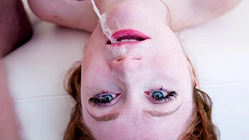 Redhead Scarlet Skies enjoys intimate moments with her partner. videos