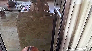 Large Booty Latin Babe Kitty Gets Screwed On A Balcony With People Around -anissamiller videos