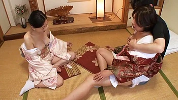 A mature 3P scene with 2 kimono beauties! Yuriko Hosaka Shoko Takashima by Caribbeancom: Handjob, Hd Porn  Milf Porn videos