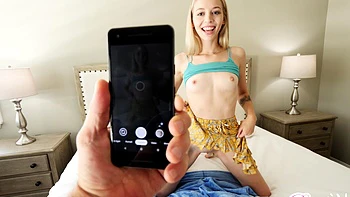 Skinny teen Lily Larimar gets fucked in pov style videos