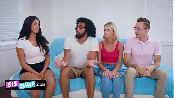 Swap - Marvelous Teen Girlfriends Swap Their Nerdy Looking Stepbros And Swallow Their Cum videos