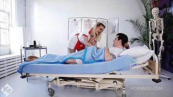 Blonde Porn Babe Gina Varney Is A Hot Horny Nurse Craving Her Patients Big White Cock Balls Deep In Her Wet Pussy videos