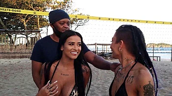 Kelly Oliveira And Caroleta Picked From A Beach In Rio, Then videos