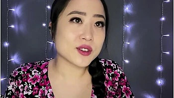 Asmr - Innocent Asian Kimmy Kalani Gives Her 1st Blowjob Roleplay videos