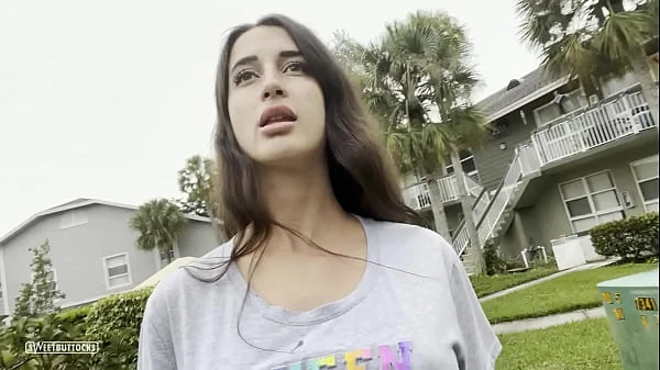 Walking down the street with cum on face videos