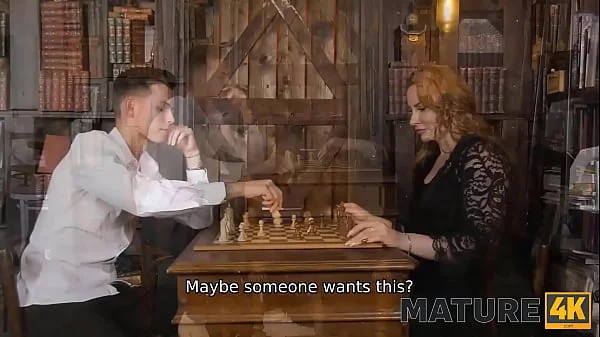 MATURE4K. Busty mature instead of chess plays with studs delicious penis videos