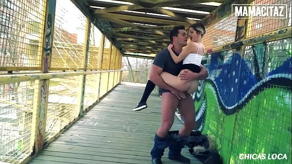 MAMACITAZ - (Mey Madness, Ramon Nomar) - Small Tits Goth Slut Hard Public Fuck With Muscular Boyfriend videos