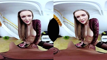 CZVR - Stacy Cruz: Blowjob, Doggy  Cowgirl Porn videos