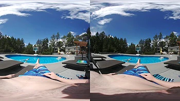 Handjob By The Pool videos