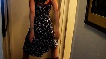 Beautiful Big-Breasted Girl Strips at Home videos