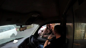 Sexy MILF wants some adventure in a taxi videos