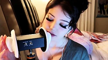 Jinx ASMR Relaxing Heavy Breathing and Ear Rubbing Video videos