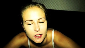 Real blonde amateur giving a POV blowjob videos