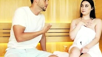 Cum inside my stepsis in the sauna videos