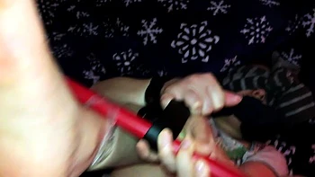 Balomiri Bianca Nicoleta fucked feet tied to a broomstick videos