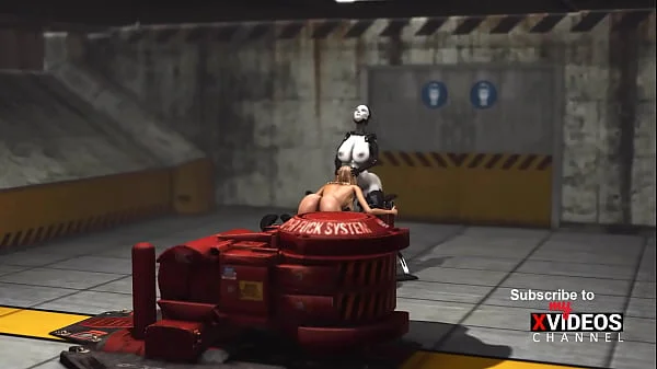 Super fuck system. Sex android plays with a hot girl in the lab videos