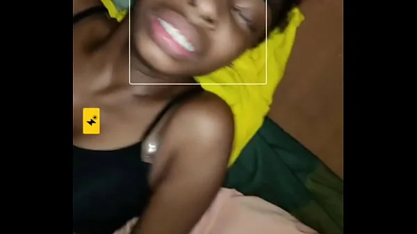 Ebony teen screaming from 12inch videos