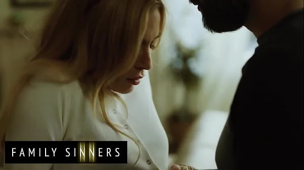 Rough Sex Between Stepsiblings Blonde Babe (Aiden Ashley, Tommy Pistol) - Family Sinners videos