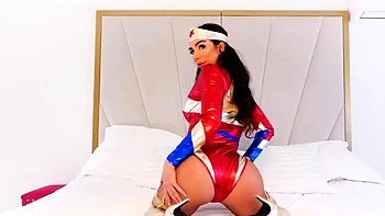 Lady Nina Victorious wonder woman videos