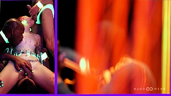 NEON GANGBANG -  Hot Wax and Hard Cocks videos