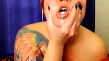 Redhead BBW Deepthroats Her Sex Toys on Webcam videos