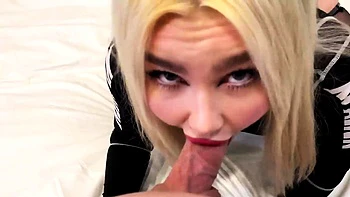 My step-sister sat on my shaft after a massage and took cum videos