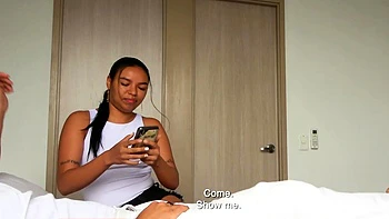 Big Ass Latina Babe Rides Big White Cock videos