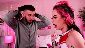 Tattooed cheerleader Maya Romero craves his cock videos