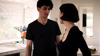 Brunette Bombshell Olive Glass Unveils Her Massive Tits in videos