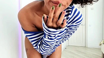 Creamy Pink Pussy - Solo Babe Fingers to Orgasm videos