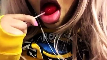 ASMR Pika Patreon Banana Lollipop Video videos