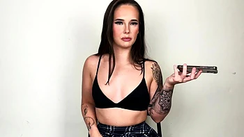 Upskirt SPH domina in stockings mocks videos