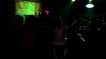 Nasty babes gets wild in gangbang videos