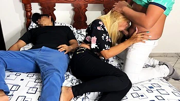 Movie Night with My Friend and His Girlfriend Who Turns Me videos