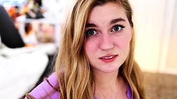 Pale amateur teen brunette Lynn Love videos